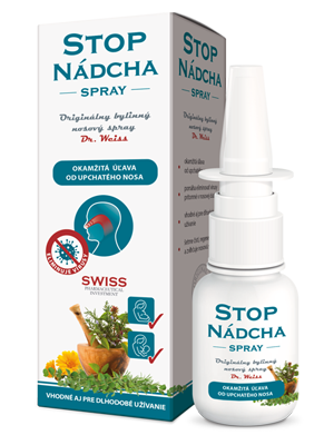 STOPNádcha Dr. Weiss – bylinný nosový spray