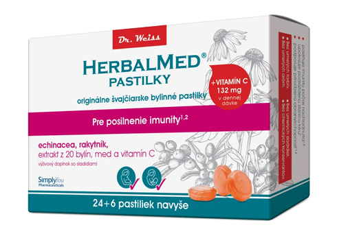 HERBALMED pastilky Dr. Weiss - pre posilnenie imunity