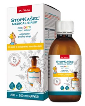 STOPKAŠEĽ ®Medical sirup OD 1 ROKU sirup pri kašli a oslabenej imunite detí