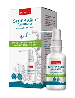 STOPKAŠEL Angin-EX sprej na bolest v krku